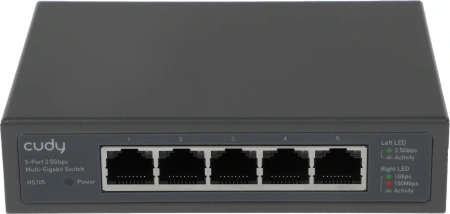 Коммутатор Cudy HS105 (L2) 5x2.5Гбит/с неуправляемый