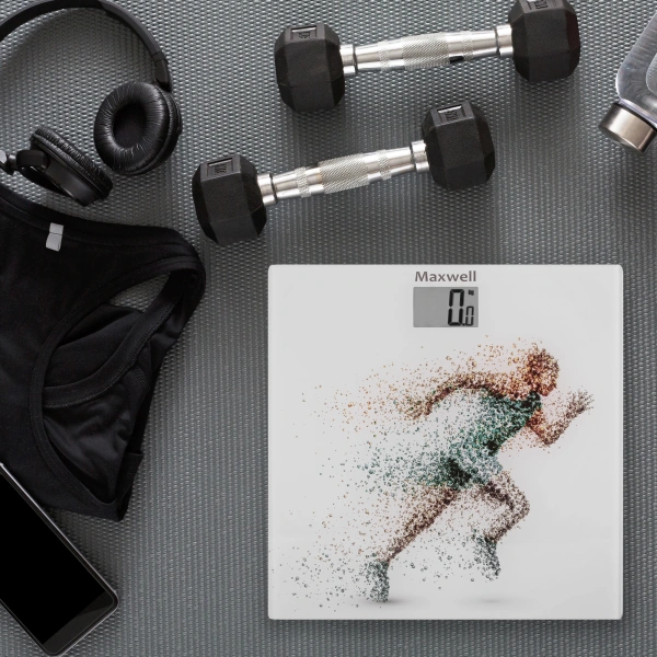 Весы напольные электронные Maxwell MW-2667 макс.150кг белый