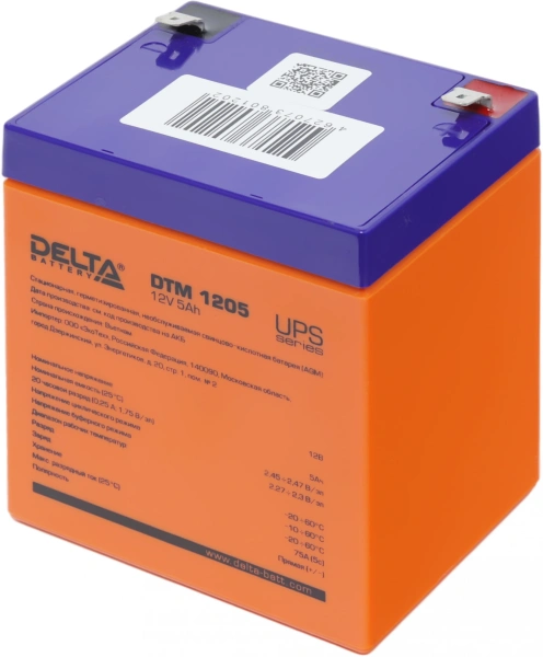 Батарея для ИБП Delta DTM 1205 12В 5Ач