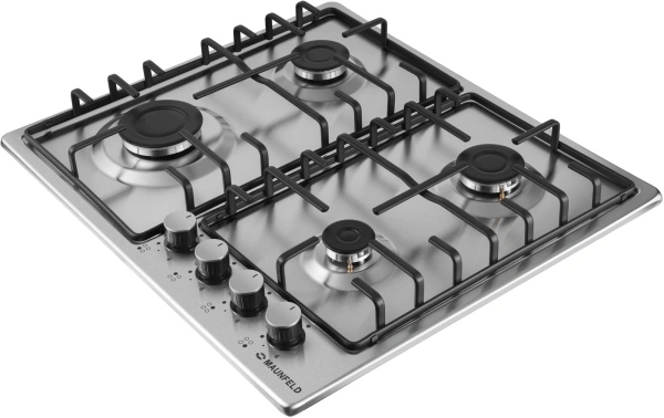 Газовая варочная поверхность Maunfeld EGHS.64.3STS-ES/G нержавеющая сталь