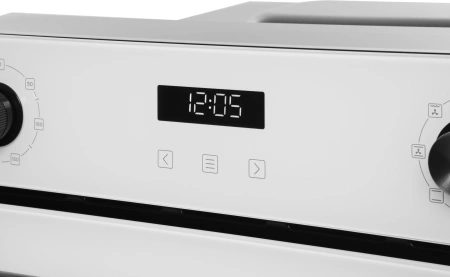 Духовой шкаф Электрический Hyundai HEO 64512 WG стекло белое