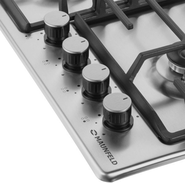 Газовая варочная поверхность Maunfeld EGHS.64.6CS/G нержавеющая сталь