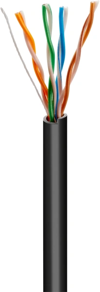 Кабель сетевой Buro UTP 4 пары cat5E solid 0.40мм Cu 305м серый