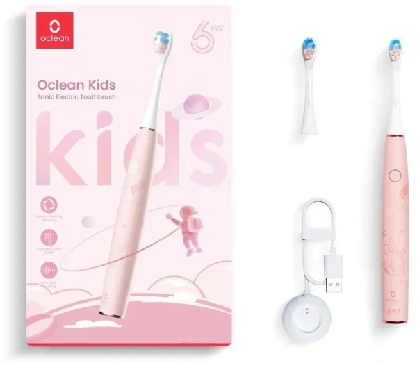 Зубная щетка электрическая Oclean Kids Air 2 розовый