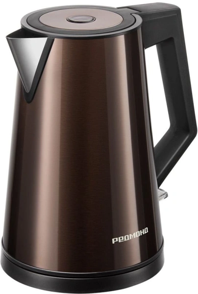 Чайник электрический Redmond KM244 1.7л. 2200Вт коричневый корпус: нерж.сталь/пластик
