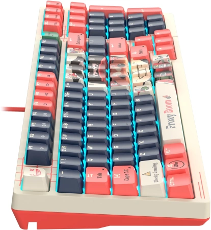 Клавиатура A4Tech Bloody AT98 Proxy Boom механическая бежевый/красный USB for gamer LED (AT98)