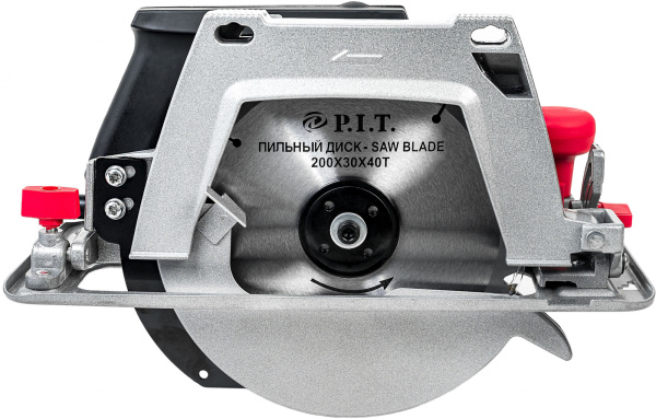 Циркулярная пила (дисковая) P.I.T. PKS200-C 2000Вт (ручная) D диска.:200мм