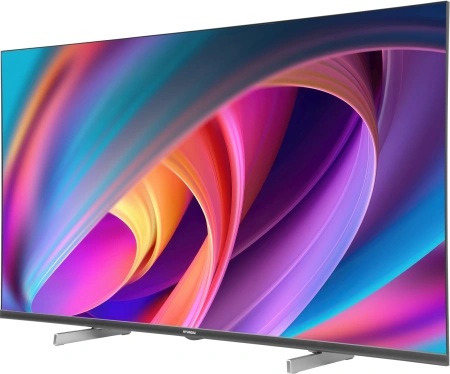 Телевизор LED Hyundai 40" H-LED40BS5100 WebOS Frameless Metal черный/серый FULL HD 60Hz DVB-T DVB-T2 DVB-C DVB-S DVB-S2 USB WiFi Smart TV