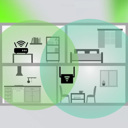 Повторитель беспроводного сигнала Digma D-WR400 AC1200 10/100BASE-TX/Wi-Fi белый