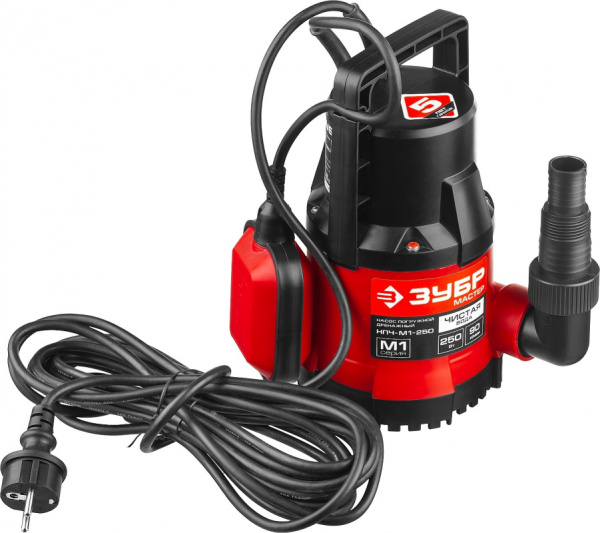 Насос дренажный Зубр НПЧ-М1-250 250Вт 5400л/час