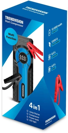 Автомобильный компрессор TrendVision Start Compressor шланг 0.10м