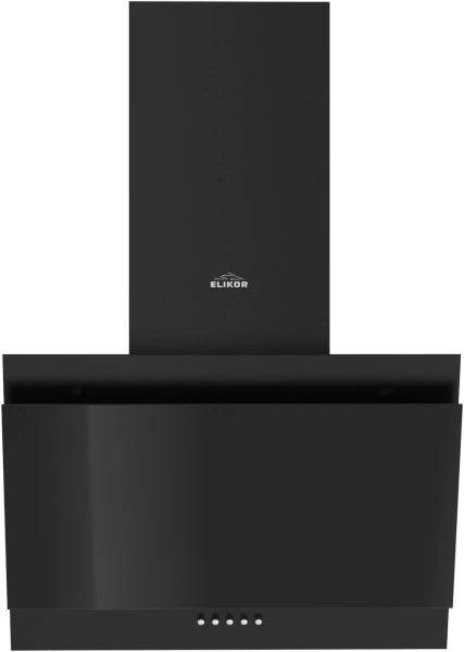 Вытяжка встраиваемая Elikor Коралл 50П-430-КЗД черный/стекло черное управление: кнопочное (1 мотор)