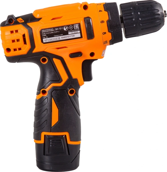 Дрель-шуруповерт Вихрь ДА-12-1 аккум. патрон:быстрозажимной (72/14/11)