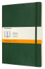 Блокнот Moleskine CLASSIC SOFT QP621K15 XLarge 190х250мм 192стр. линейка мягкая обложка зеленый