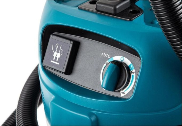 Строительный пылесос Makita VC3012L 1200Вт (уборка: сухая/влажная) синий