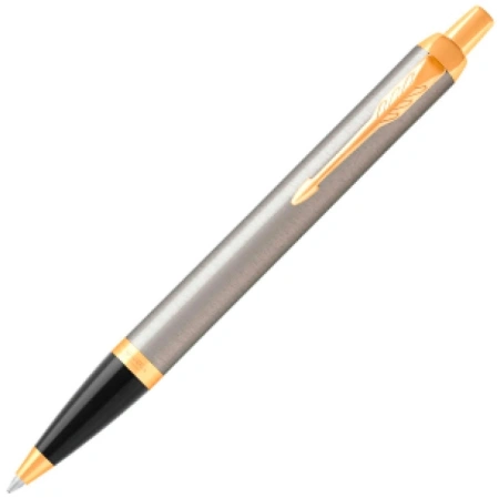 Ручка шариков. Parker IM Core K321 (CW1931670) Brushed Metal GT M син. черн. подар.кор.