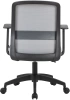 Кресло Cactus CS-MC333-GY серый сиденье серый сетка/ткань низк.спин. крестов. пластик пластик черный