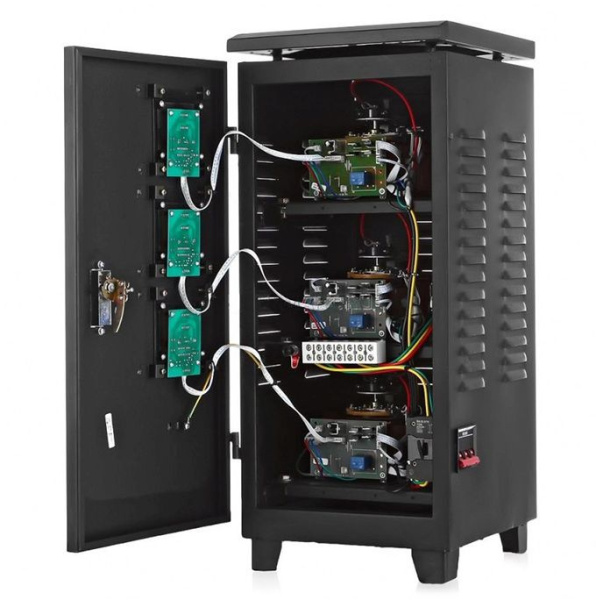 Стабилизатор напряжения Ресанта АСН-60000/3-ЭМ однофазный белый (63/4/10)