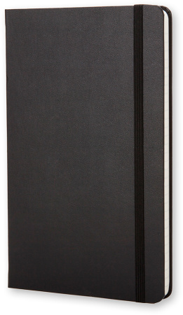 Блокнот Moleskine CLASSIC MM710 Pocket 90x140мм 192стр. линейка твердая обложка черный