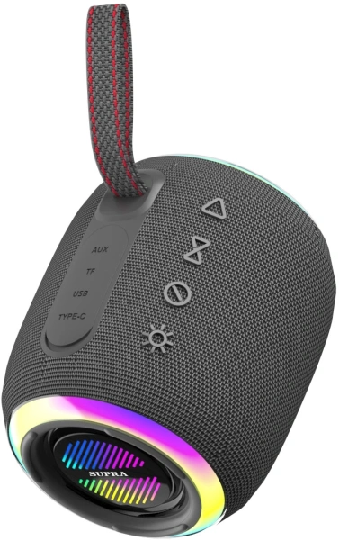 Аудиомагнитола Supra BTS-515 черный 20Вт/MP3/FM(dig)/USB/BT/microSD