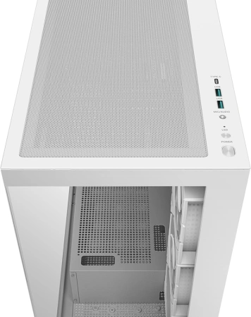 Корпус Deepcool CG580 4F WH белый без БП ATX 8x120mm 3x140mm 1xUSB3.0 audio bott PSU