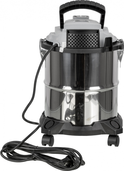 Строительный пылесос Ресанта ПС-1500/20 1500Вт (уборка: сухая/влажная) серебристый