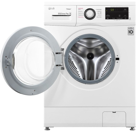 Стиральная машина LG F2J3HS0W класс: A загр.фронтальная макс.:7кг белый инвертер