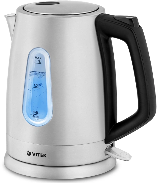 Чайник электрический Vitek VT-7087 1.7л. 2150Вт сталь корпус: нерж.сталь