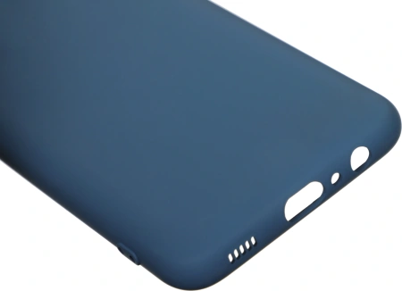 Чехол (клип-кейс) BoraSCO для Samsung Galaxy A03 синий (70093)