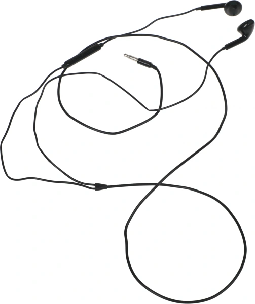 Гарнитура вкладыши Hoco M55 1.2м черный проводные