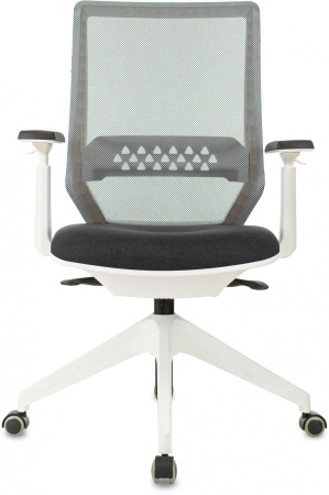Кресло Бюрократ MC-W611NL серый TW-04 38-417 сетка/ткань крестов.4-луч. пластик пластик белый