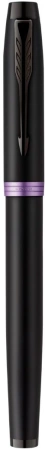 Ручка перьев. Parker IM Vibrant Rings F315 (2172948) Amethyst Purple PVD сталь нержавеющая F подар.кор.