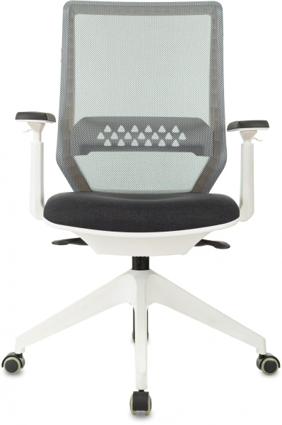 Кресло Бюрократ MC-W611NL серый TW-04 38-417 сетка/ткань крестов.4-луч. пластик пластик белый