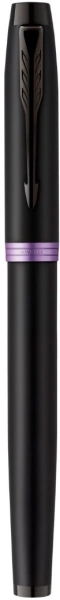 Ручка перьев. Parker IM Vibrant Rings F315 (2172948) Amethyst Purple PVD сталь нержавеющая F подар.кор.