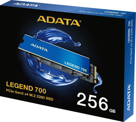 Накопитель SSD A-Data PCIe 3.0 x4 256GB ALEG-700-256GCS Legend 700 M.2 2280