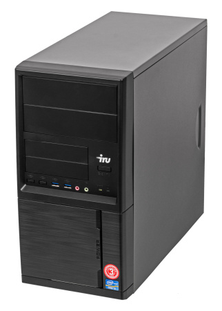 ПК IRU Office 312 MT PG G5420 (3.8) 8Gb SSD240Gb UHDG 610 FreeDOS GbitEth 400W черный (1418002)