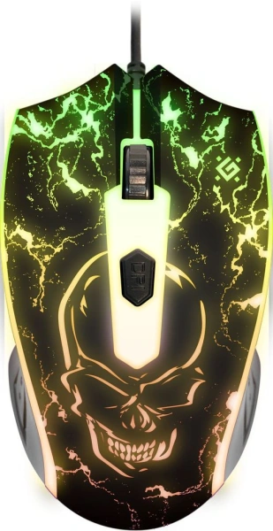 Клавиатура + мышь Defender Aura MKP-117 клав:черный мышь:черный USB slim LED (52117)