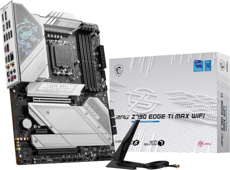 Материнская плата MSI MPG Z790 EDGE TI MAX WIFI Soc-1700 Intel Z790 4xDDR5 ATX AC`97 8ch(7.1) 2.5Gg