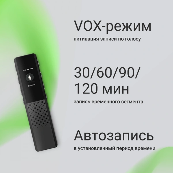 Диктофон Цифровой Digma DiVoice RV70 черный