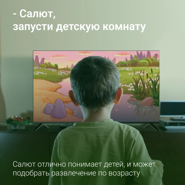 Телевизор LED Digma 50" DM-LED50UBB40 Smart Салют ТВ Frameless черный/4K Ultra HD/DVB-T/60Hz/DVB-T2/