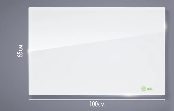 Доска стеклянная Cactus CS-GBD-65X100-UWT-TM Сквозное крепление стекло ультра белый 65x100см стекло крепления