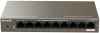 Коммутатор Tenda TEF1109P-8-102W (L2) 9x100Мбит/с 8PoE 92W неуправляемый