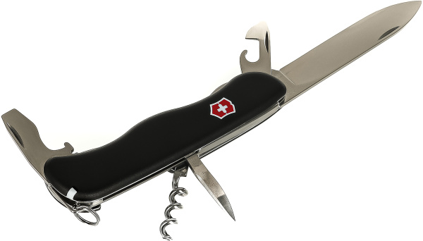 Нож перочинный Victorinox picknicker (0.8353.3) 111мм 11функц. черный карт.коробка