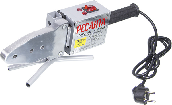 Сварочный аппарат для пластиковых труб Ресанта АСПТ-2000 раструбная 2000кВт (кейс в комплекте)