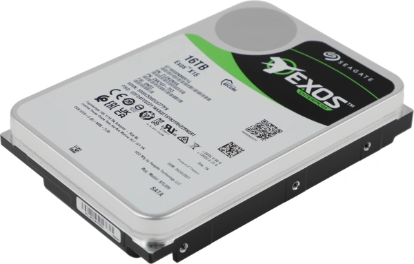 Жесткий диск Seagate SATA-III 16Tb ST16000NM001G Server Exos X16 512E (7200rpm) 256Mb 3.5"
