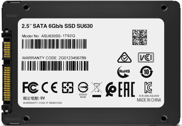 Накопитель SSD A-Data SATA III 1.92Tb ASU630SS-1T92Q-R Ultimate SU630 2.5"
