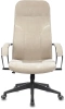 Кресло руководителя Бюрократ CH-608Fabric песочный Light-21 крестов. пластик