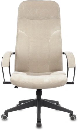 Кресло руководителя Бюрократ CH-608Fabric песочный Light-21 крестов. пластик