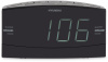 Радиобудильник Hyundai H-RCL238 черный LCD подсв:белая часы:цифровые FM