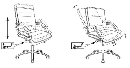 Кресло руководителя Бюрократ T-9927SL-LOW черный кожа низк.спин. крестов. металл хром